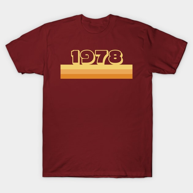 1978 classic vintage design T-Shirt by wobblyfrogs